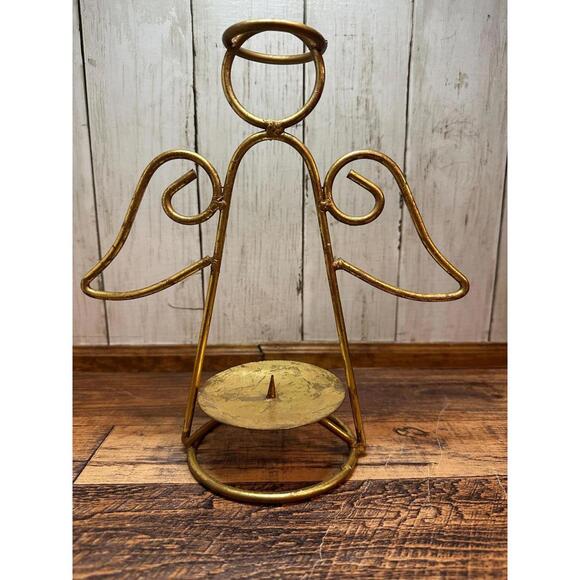 Other - Vintage Christmas Angel Candle Holder